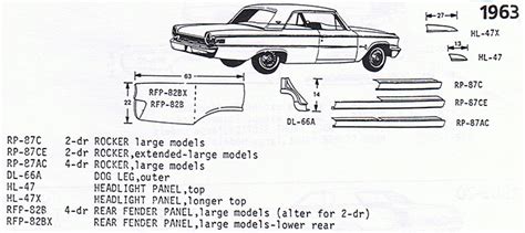 1963 ford fairlane sheet metal parts|63 fairlane parts for sale.